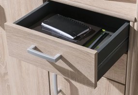 Vysoká kombinovaná komoda Mega 58, dub sonoma