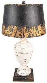 Rustic Black & White & Gold svietidlo