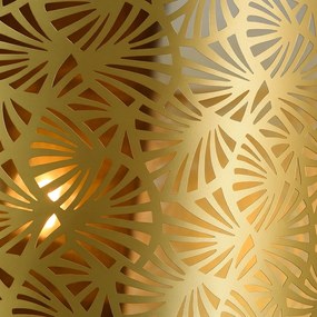 Závesné svietidlo Blossom, 1x zlaté kovové tienidlo, b