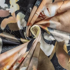 ZATEMŇOVACÍ ZÁVES NA KRÚŽKOCH BETTY 140X250 CM KVETY