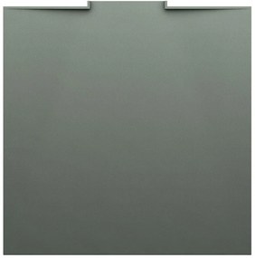 LAUFEN Nia štvorcová sprchová vanička z materiálu Marbond, odtok do steny, 900 x 900 x 28 mm, betónová šedá, H2100310790001