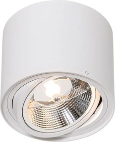 Inteligentný stropný reflektor biely otočný a naklápací vrátane Wifi GU10 111mm - Rondoo Up