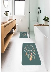 Zelené kúpeľňové predložky v súprave 2 ks 60x100 cm – Mila Home