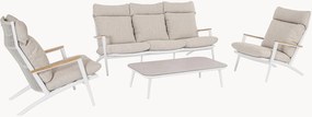 Súprava záhradného nábytku's vankúšmi Ibisco, 4 ks