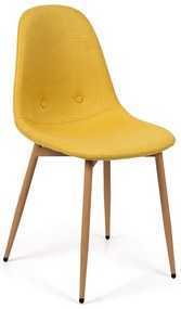 Noela Látková jedálenská stolička MARIE žltá