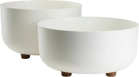 PLASTOVÝ KVETINÁČ TERRA 27X17 CM BIELA