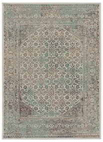 Béžovo-zelený vonkajší koberec Universal Lucca, 77 x 150 cm