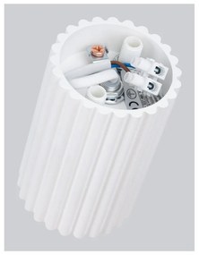 Biele bodové svietidlo Gleam – Sollux