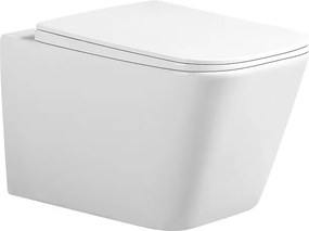 BPS-koupelny Závesná WC misa so SoftClose sedadlom HYD-4774, biela
