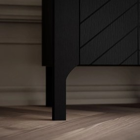 TV STOLÍK SALOME ČIERNY 160 cm