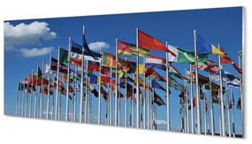 Obraz plexi Rôzne vlajky 120x60 cm