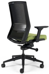 Kancelárska ergonomická stolička BESTUHL S27 BLACK — viac farieb, snímateľný poťah Čierna