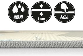 Rolovacia podložka pre deti Kinder 120x178 cm - medvede a farma