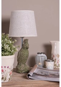 Béžová stolná dekor lampa PARROT