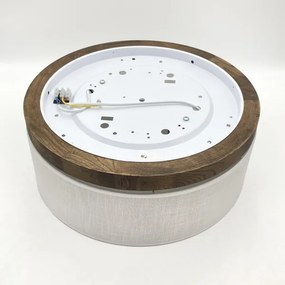 Brilagi - LED stropné svietidlo BELLADONNA 2xE27/15W/230V pr. 40 cm biela/dub or