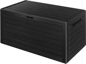Záhradný úložný box Hill 280 L antracitový