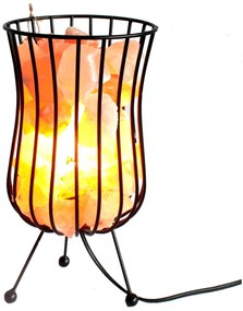 Vysoká industriálna lampa s Himalájskou soľou Farba Himalájskej soli: Ružová