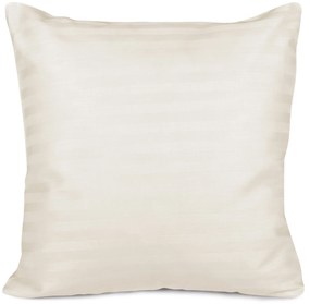 SATÉNOVÁ OBLIEČKA NA VANKÚŠ CIZGILI EXCLUSIVE 40X40 CM KRÉMOVÁ