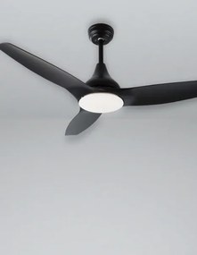 Stropný ventilátor Samoa 12.2 čierne s diaľkovým ovládaním