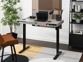 PC stolík Osto 120 (betón + biela). Vlastná spoľahlivá doprava až k Vám domov. 1109822