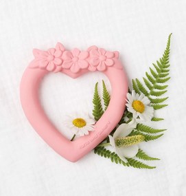 A Little Lovely Company - hryzadielko z kaučuku - ružové srdce