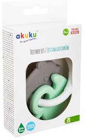 Silikónové hryzátko medvedík s kačičkou