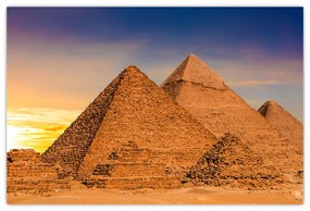 Obraz - Egyptské pyramídy (90x60 cm)