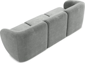 Sivá ženilková pohovka 244 cm Lani – Makamii