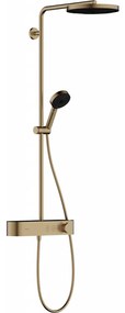 Hansgrohe Pulsify S - Showerpipe 260 1jet s termostatom ShowerTablet Select 400, kartáčovaný bronz 24220140