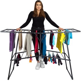 Sušák na prádlo ROSITA černý