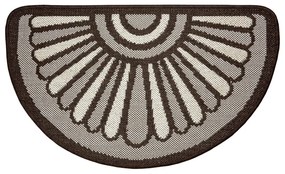 Hnedá rohožka Hanse Home Weave Ornamento, 50 x 80 cm