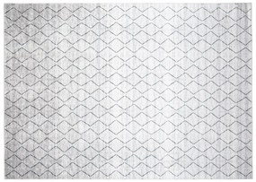 Svetlý sivý moderný koberec s jednoduchým vzorom Šírka: 80 cm | Dĺžka: 150 cm