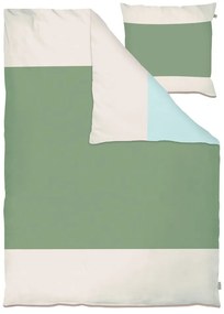 Kaki obliečky na jednolôžko z bavlneného perkálu 140x200 cm Colore – Mette Ditmer Denmark