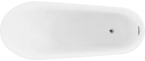 Mexen OVIEDO VOĽNE STOJACA VANA Biela 170 x 76 CM + sifón automat, 51561707600