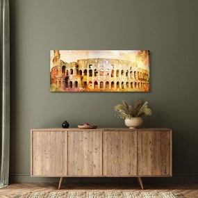 Obraz - Digitálna maľba, koloseum, Rím, Taliansko (120x50 cm)