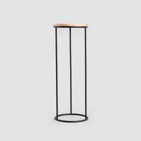 Stojan na kvety DDEDONI okrúhly, čierny 733468