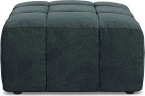 Modrá zamatová podnožka Aloha – Makamii