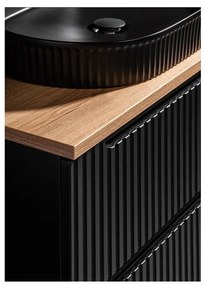 Umyvadlová skříňka Nova Black D2 82-80-2S černá