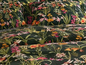 Obliečky z mikrovlákna MYSTIC GARDEN tmavo zelené Rozmer obliečky: 2 ks 70 x 90 cm | 200 x 220 cm