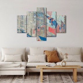 Obraz - Childe Hassam, Allies day, reprodukcia (150x105 cm)