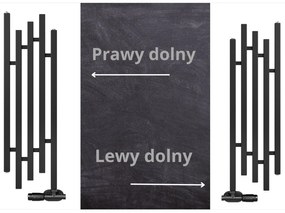 Regnis PORK, vykurovacie teleso 320x1600mm s jednootvorovým pravým dolným pripojením 50mm, 852W, biela matná (RAL9003), PORK160/30/PD50/WHITE
