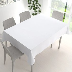 Biante Teflónový obdĺžnikový obrus TF-068 Biely bez vzoru 60x100 cm