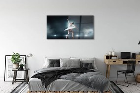 Obraz plexi Biely balet šaty žena 125x50 cm
