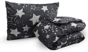 Súprava celoročnej prikrývky 140x200 cm z dutého vlákna s vankúšom 70x90 cm DREAM STAR