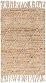 Ručne tkaný jutový koberec v prírodnej farbe 60x90 cm Shaila – Yes Everyday