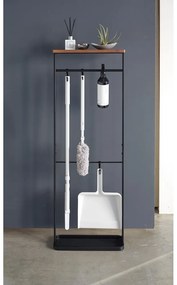 Čierny stojan na dáždniky s drevenou policou Yamazaki Tower