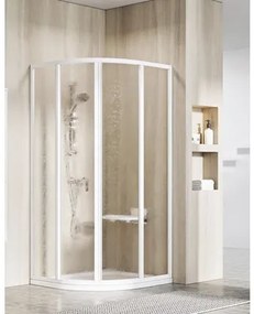 Sprchovací kút RAVAK SKCP4-90 195 dvojkrídlové dvere white+Rain 3117O10241