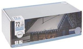 Vianočné svetielka 6,9 m/24 (72 led) studená biela, 8 režimov svietenia, pamäťová funkcia