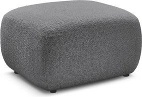 Sivá podnožka z textílie buklé Montaigne – Bobochic Paris