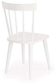 Jedálenská stolička Barkley - biela